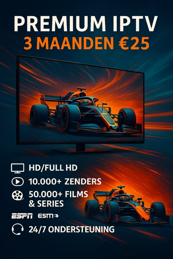 Premium IPTV 3 Maanden Abonnement