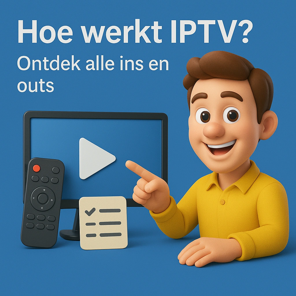 Hoe werkt IPTV? Ontdek alle ins en outs